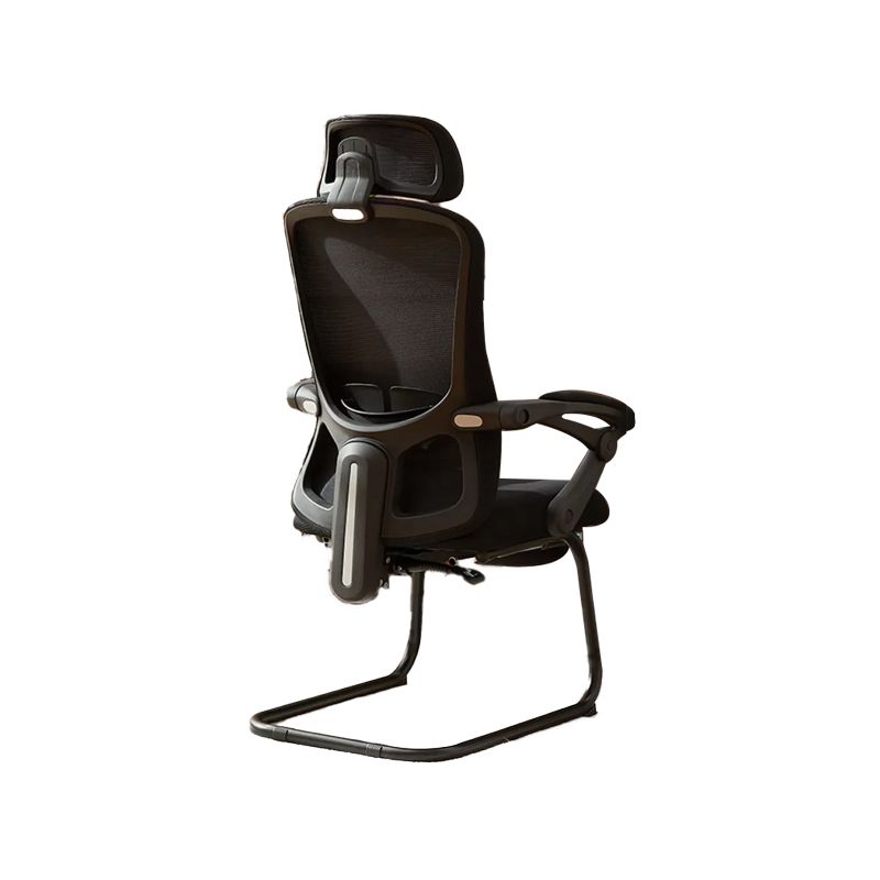 Modern Padded Arms Office Chair Tilt Mechanism No Distressing Ergonomic Chair