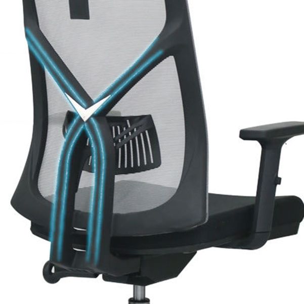 Modern Computer Chair Adjustable Armrest Chair Lumbar Support Chair