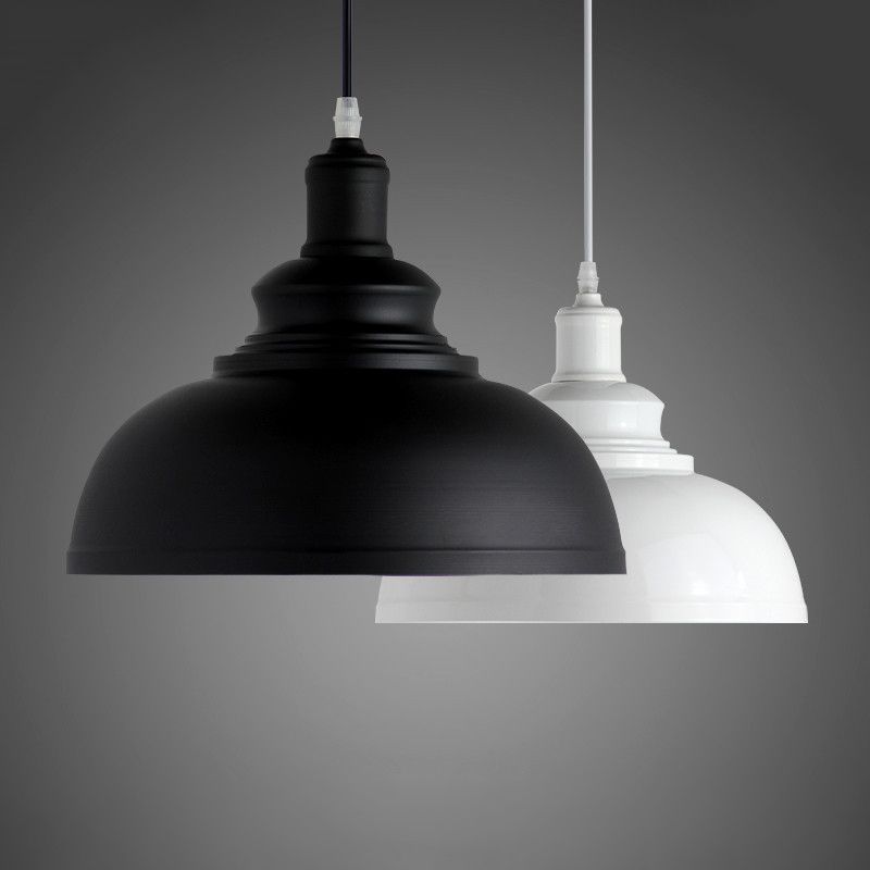 1 tête métallique drop pendentif bol rustique Shade Dining Dining Salle suspendue plafond plafond