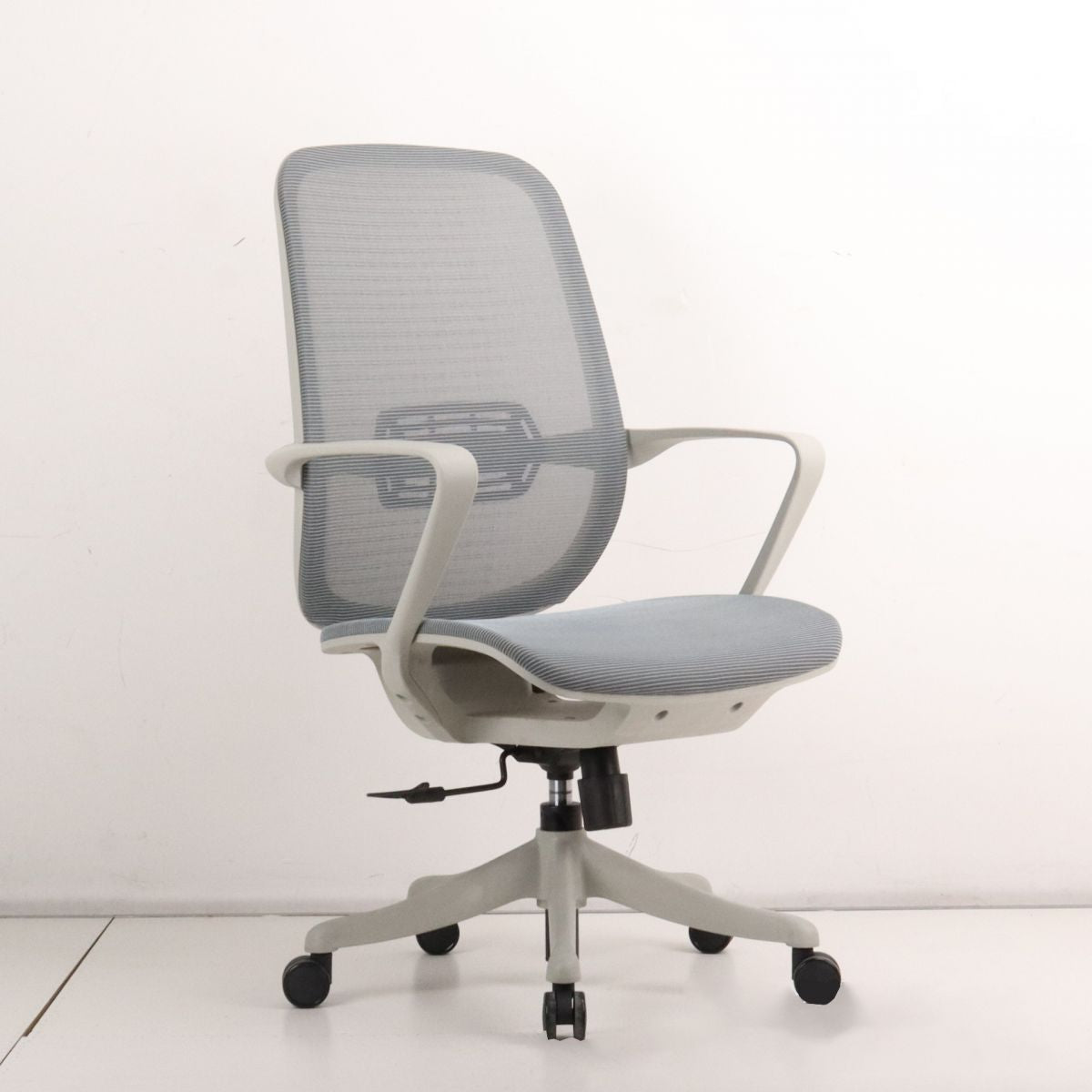 Ergonomic Mesh Desk Chair Contemporary Home Office Fixed Arms Office Chair