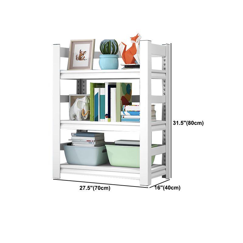 Metal Bookshelf, Multi Tiers Contemporary Bookcase for Living Room