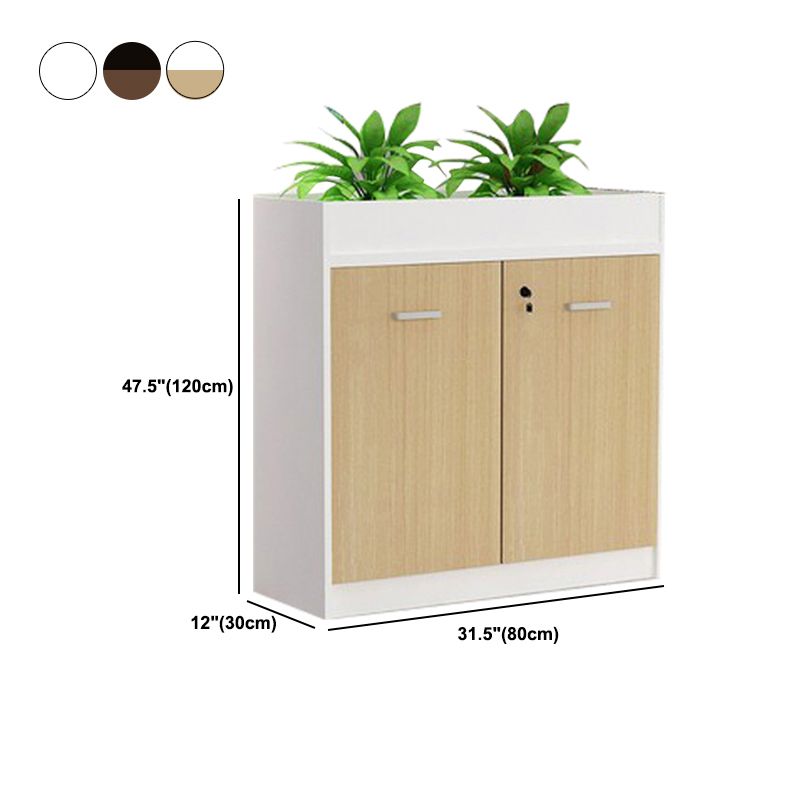 Wood Filing Cabinet Contemporary File Cabinet with Storage Shelves