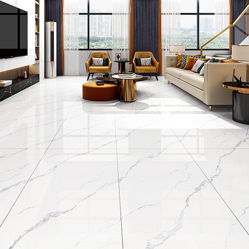 Texture Pattern Indoor Floor Tile Straight Edge Glazed Design Floor Tile