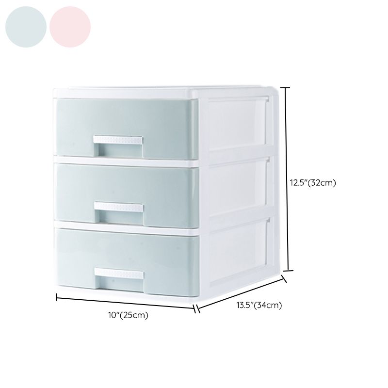 Contemporary File Cabinet Plastic Vertical Filing Cabinet with Drawers for Home Office