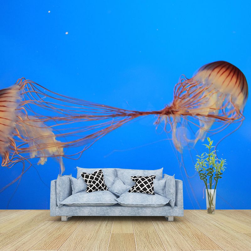 Popular Wall Mural Jellyfish Pattern Sitting Room Wall Mural