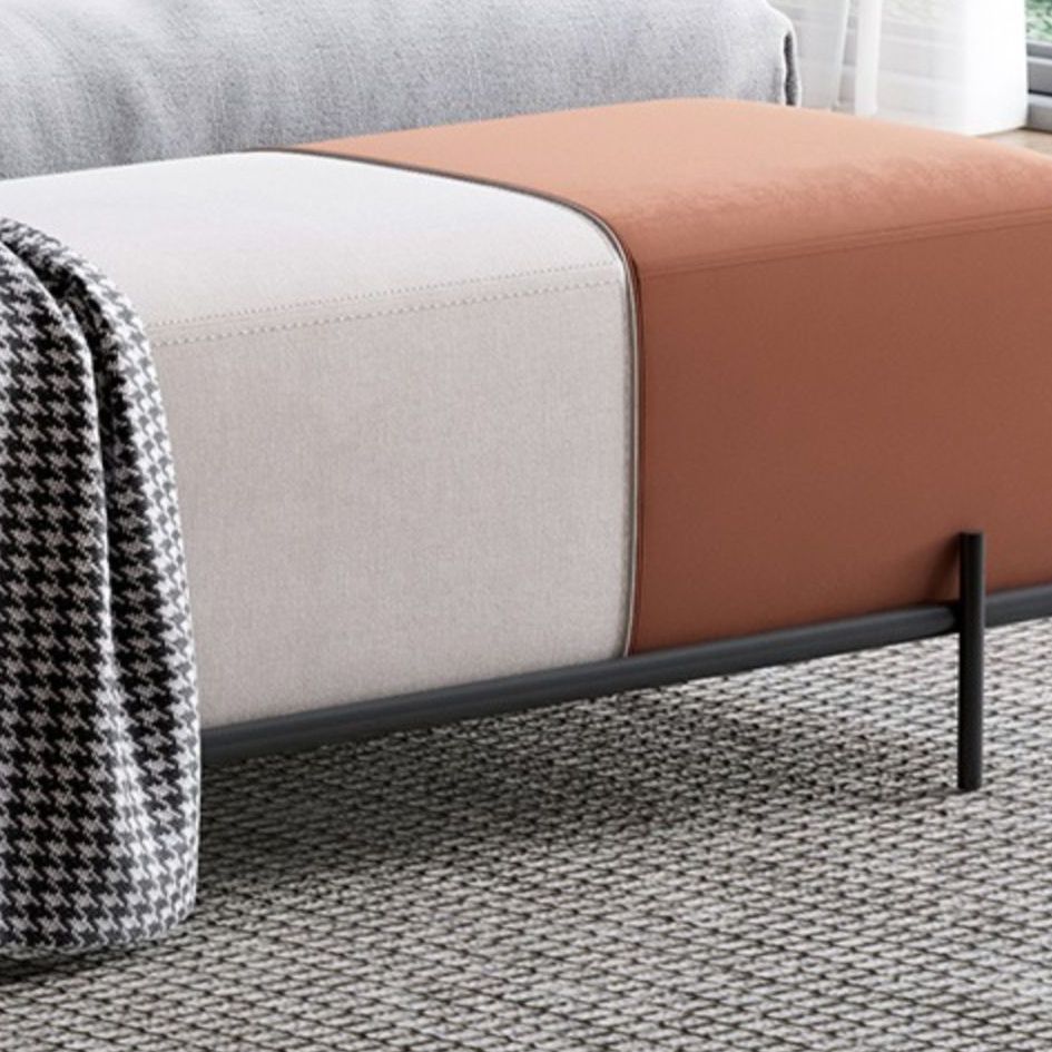 15.7" Wide Upholstered Seating Bench Modern Entryway and Bedroom Bench with Cushioned