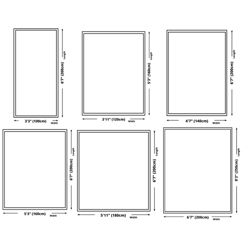 Minimalistischer einfacher Indoor -Teppich waschbarer moderner Teppich Polyesterfleckfestem Teppich für Wohnzimmer