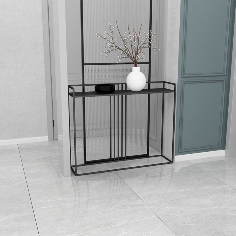 Contemporary Ironcraft Rectangle Console Table Accent Table for Hall