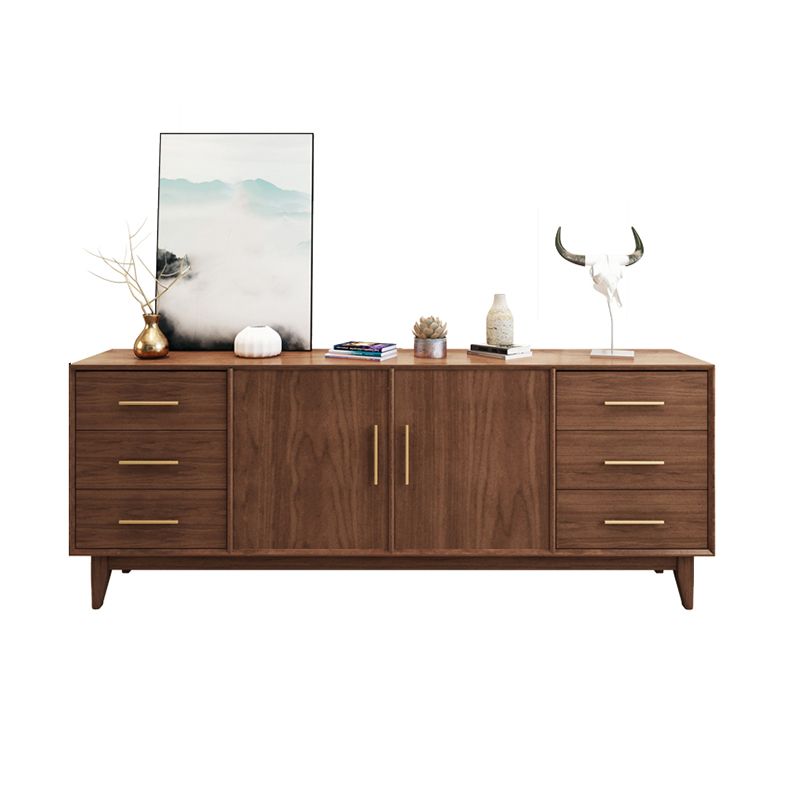 15.75"W Sideboard Contemporary Style Solid Wood Dining Server for Kitchen and Living Room