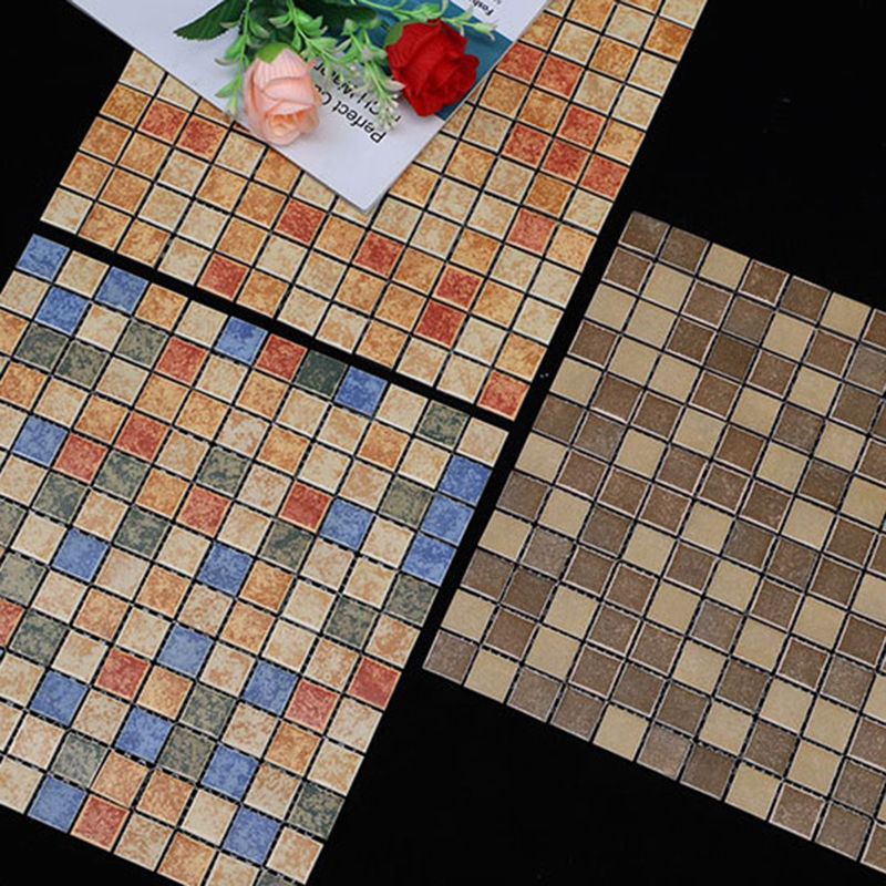 Grid Mosaic Sheet Wall & Floor Tile Mixed Material Outdoor Wall Tile