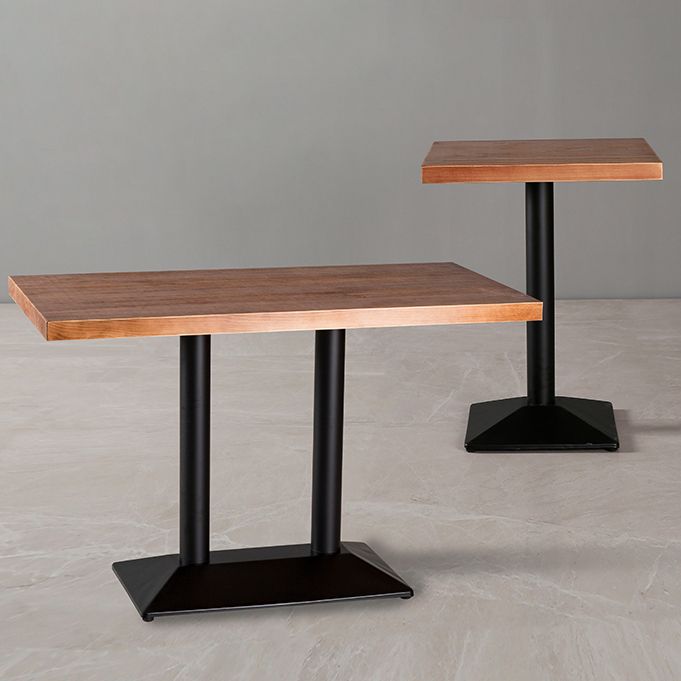 Muebles de estilo industrial Mesa de comedor de madera maciza para comedor