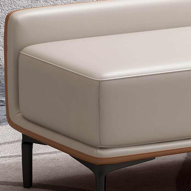 Modern Bedroom Bench Solid Color Seating Bench with Upholstered