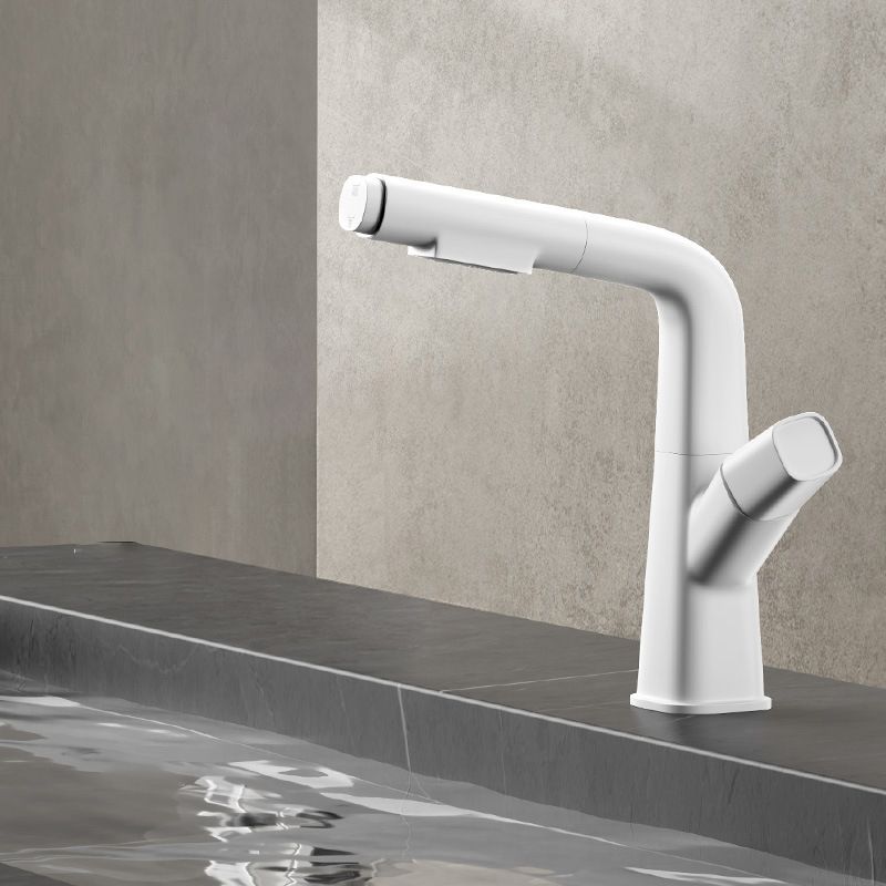 1 Handles Contemporary Vessel Sink Faucet 1 Hole Faucet for Bathroom