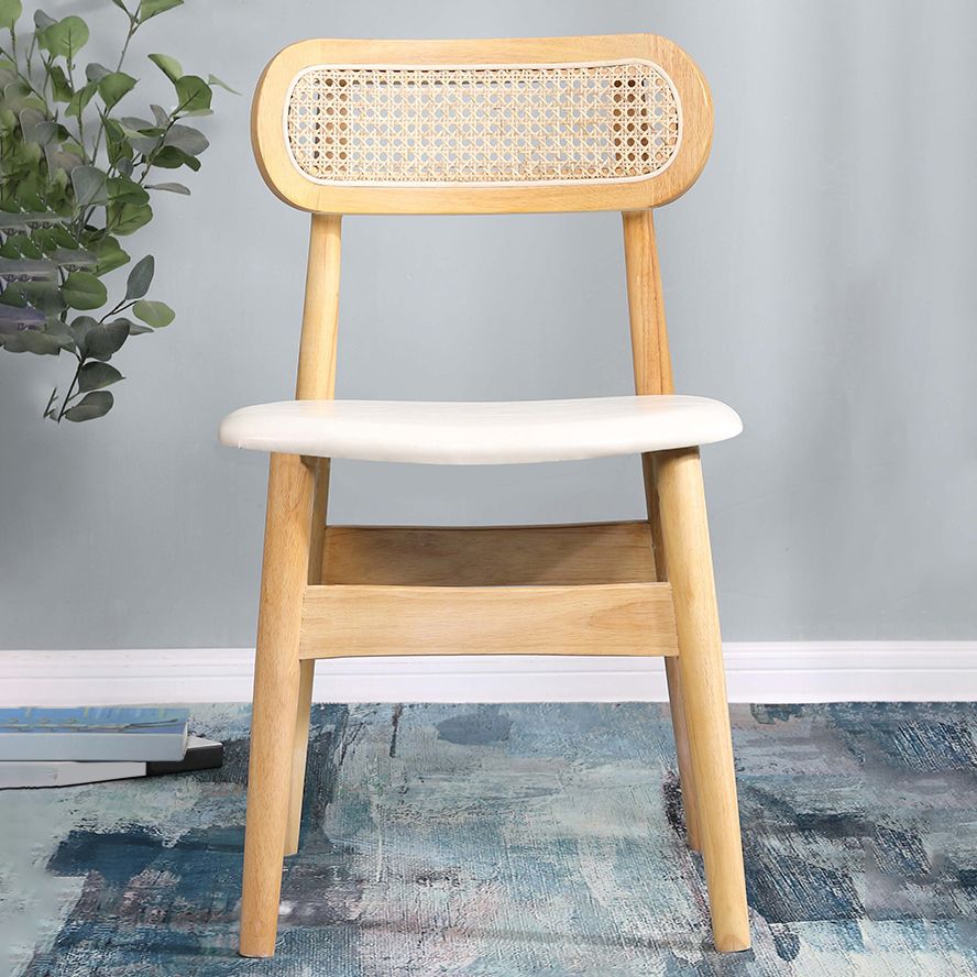 Traditional Solid Wood Side Chair Upholstered Side Chair for Kitchen