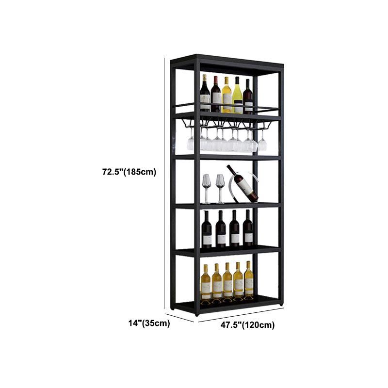 Modern Floor Wine Glass Stemware Rack Holder Metal Wine Rack