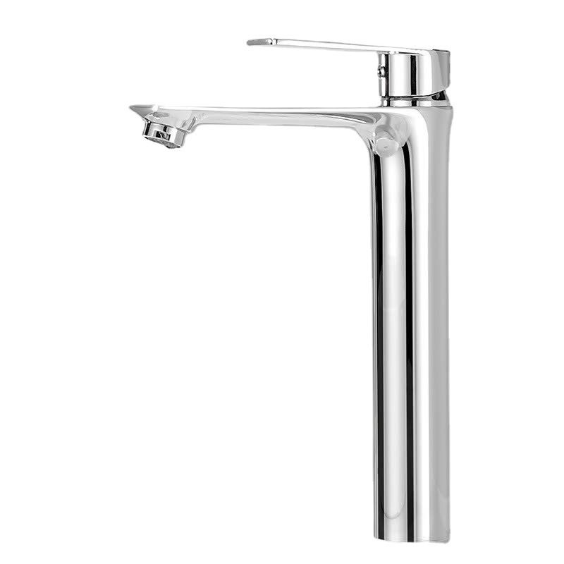 Glam Vessel Sink Faucet Brass Lever Handles with Water Hose Basin Lavatory Faucet