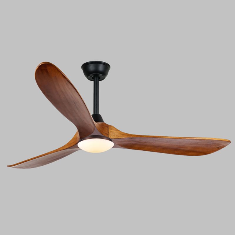 Contemporary Ceiling Fan Light Fixture Wooden Ceiling Lamp for Bedroom