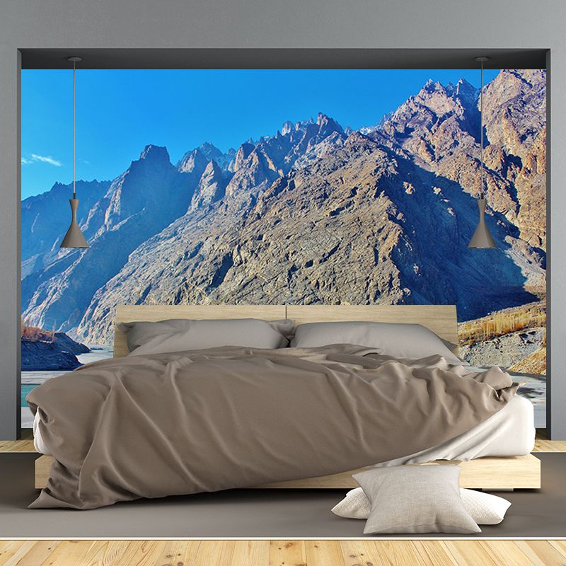 Environment Friendly Photography Wallpaper Mountain Home Decor Wall Mural