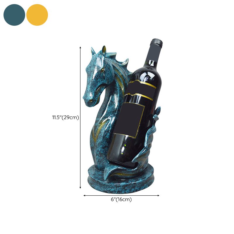 Glam Resin Wine Rack Bottle Tabletop Wine Rack Bottle for Living Room