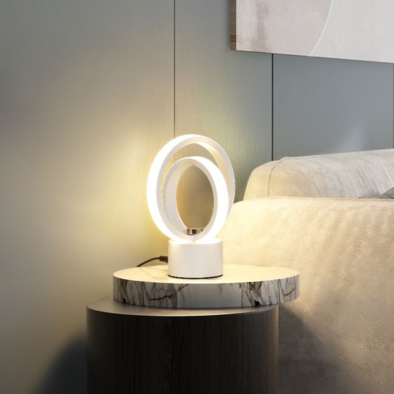 Modern Style Linear Shape Table Lighting Metal Table Lamp for Bedroom