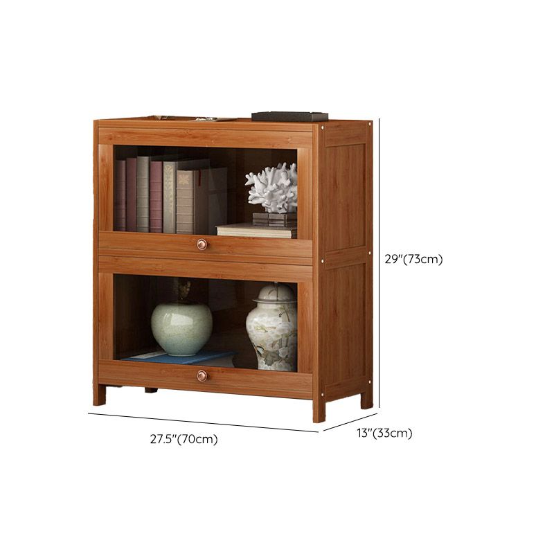 Modern Style Sideboard Brown Bamboo Sideboard for Kitchen Use