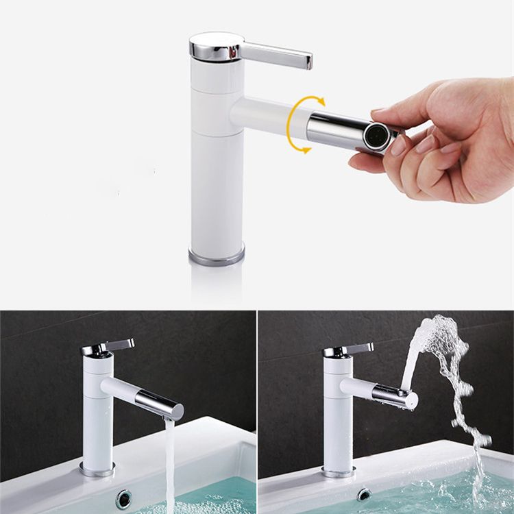Glam Centerset Faucets Single Lever Handle Faucet for Bathroom