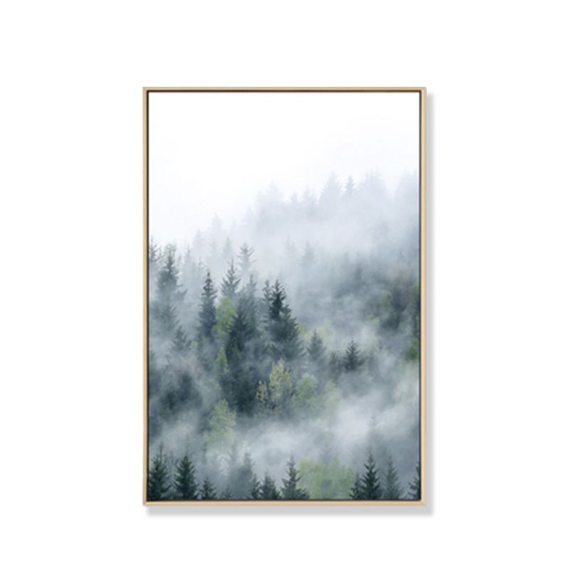 Mysterious Forest Canvas Wall Art for Sitting Room Photograph Scenery Wall Decor