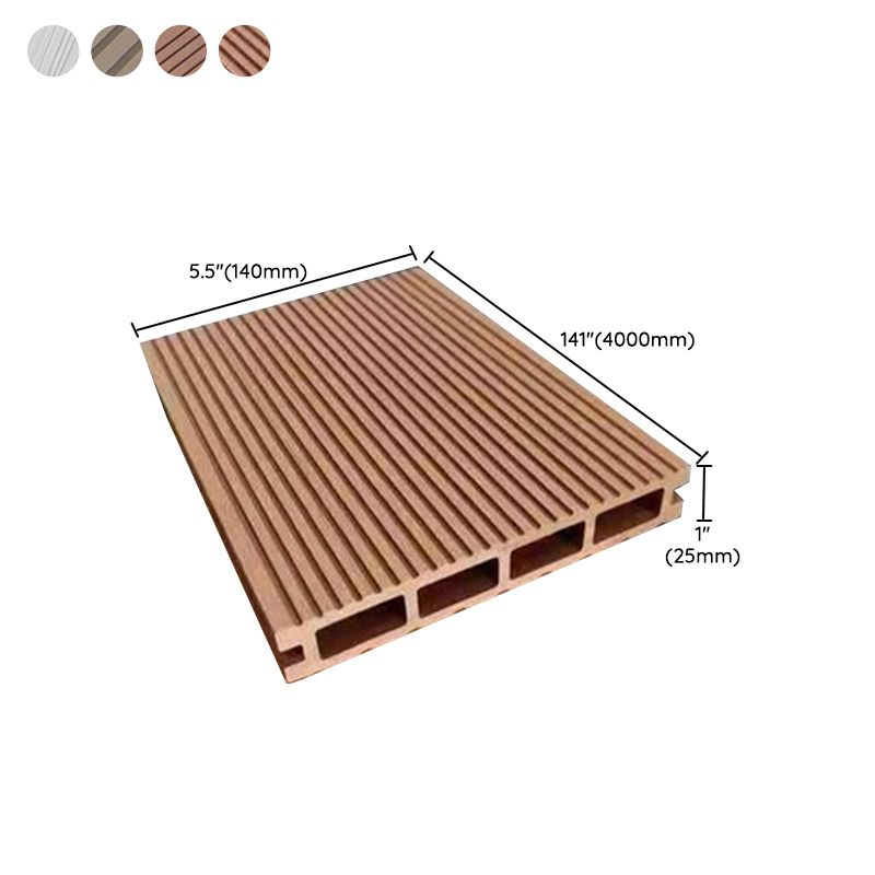 Contemporary Engineered Floor Tile Wire Brushed Nail Wooden Floor for Patio Garden