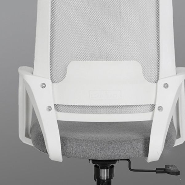 Modern Computer Chair Fixed Armrest Chair Nylon Desk Chair with Wheels