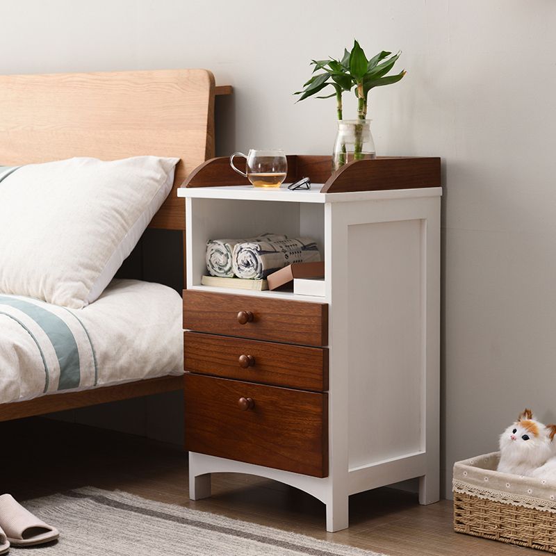 Wooden Bedside Table for Nursery Modern & Contemporary Youth Nightstand