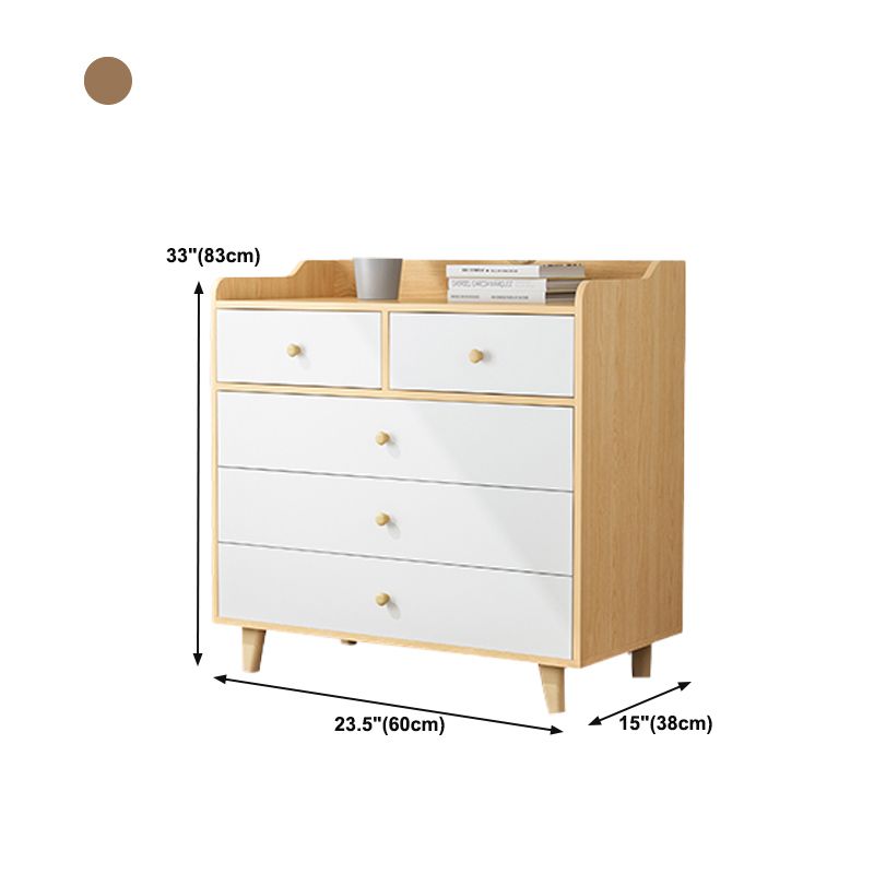 Wooden Storage Chest Dresser Bedside Storage Chest for Bedroom