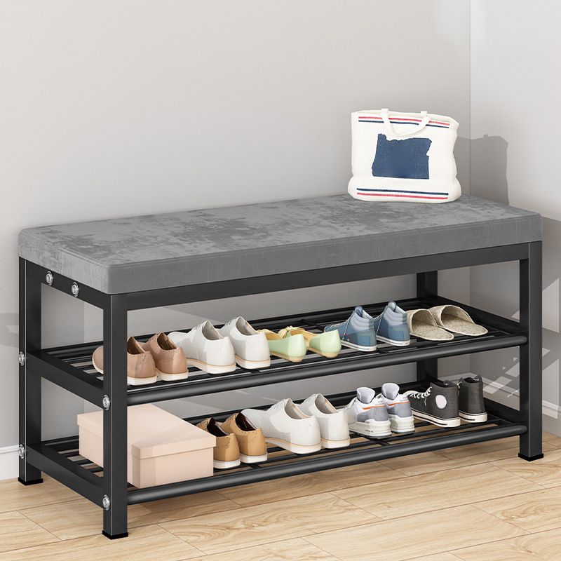 12.99 Inch Wide Industrial Cushioned Bench Foam Bench with Shoe Storage