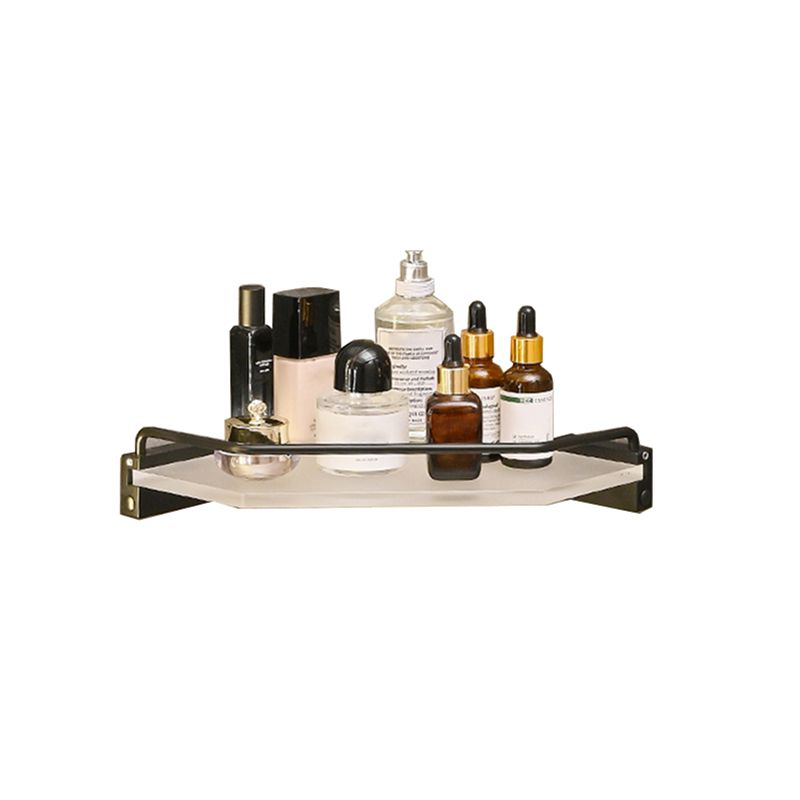 Metal and Acrylic Bathroom Accessory as Individual or as a Set in Black