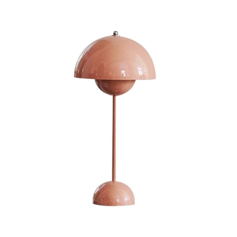 Metal Dome Night Table Lamps Modern Style 1 Light Table Lamp