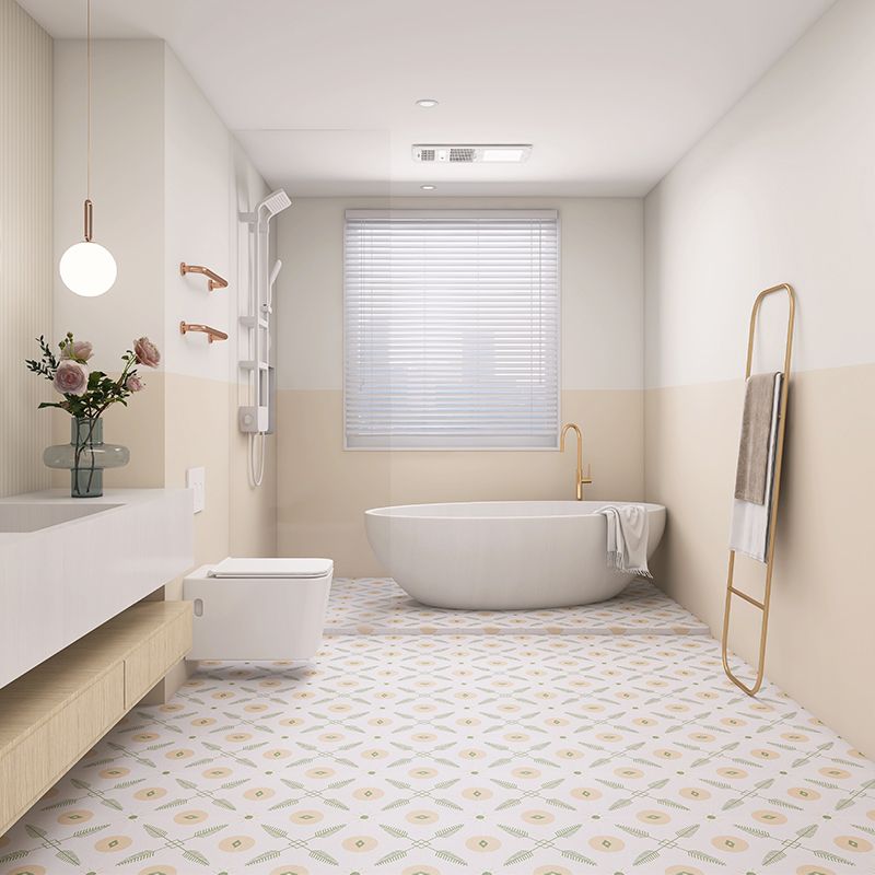 Square Ceramic Matte Floor and Wall Tile Moroccan Bathroom Floor