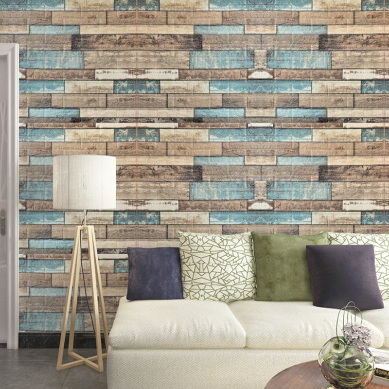 Farmhouse Wall Plank 3D Brick Bedroom and Living Room Wall Panels Set of 2