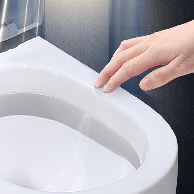 Porcelain Modern Toilet Floor Mounted One Piece Toilet Bowl Toilet