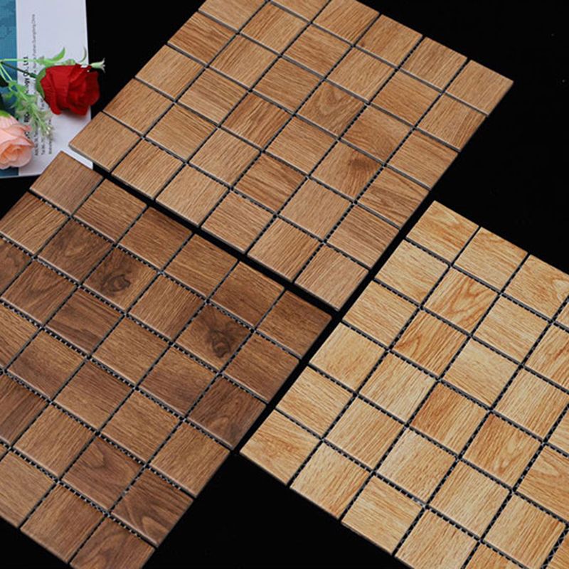 Grid Mosaic Sheet Wall & Floor Tile Mixed Material Outdoor Wall Tile