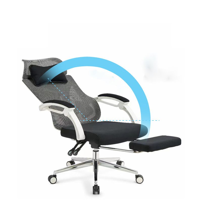 Padded Arms Desk Chair Modern No Distressing Ergonomic Office Chair