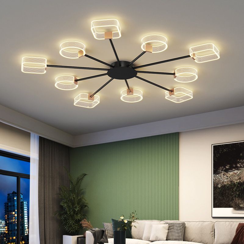 Flush Mount Ceiling Light Modern Fixture Flush Mount Lamp for Dining Room