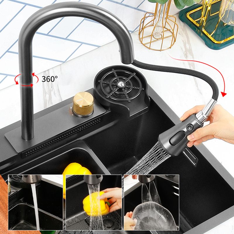 Classic Kitchen Sink Stainless Steel Drop-In Friction Resistant Kitchen Sink