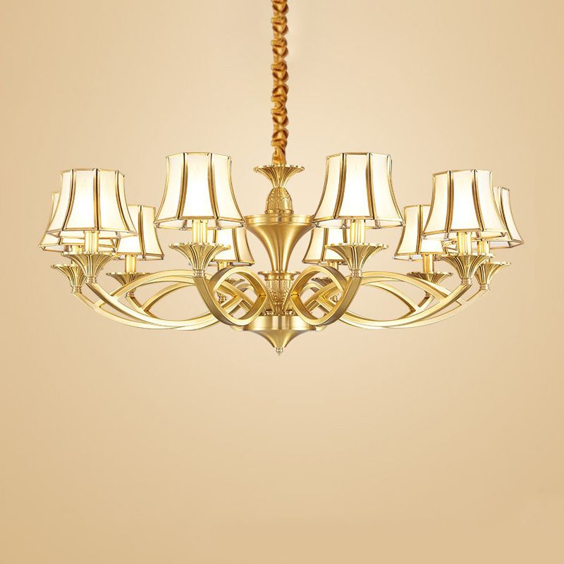 Lampadella a vetro a forma di conica Accensione Classic Living Classic Lipente in oro