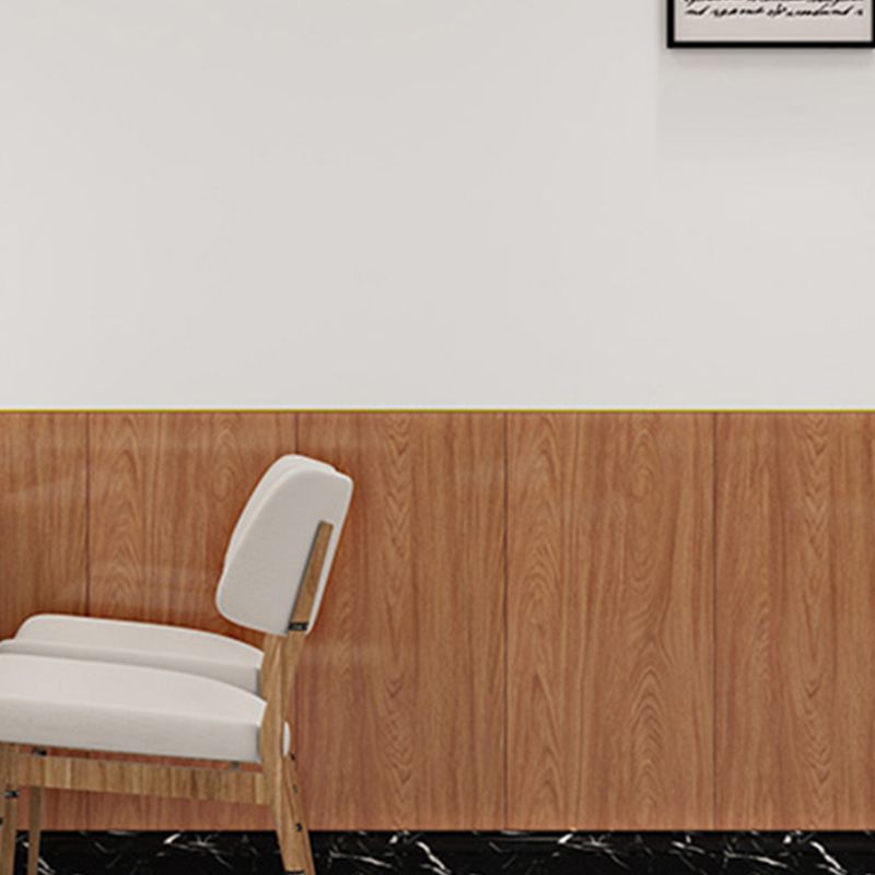 PVC Wall Paneling Rectangle Waterproof Wooden Effect Wall Paneling for Living Room