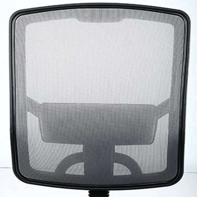 Contemporary Mesh Computer Chair Mid-Back Desk Chair with Wheels in Gray