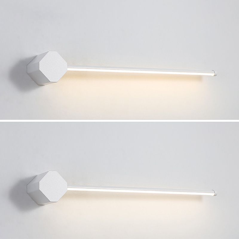 Moderna Minimalista Estilo lineal Luces de tocador lineal Metal 1 Barra de luz Luz