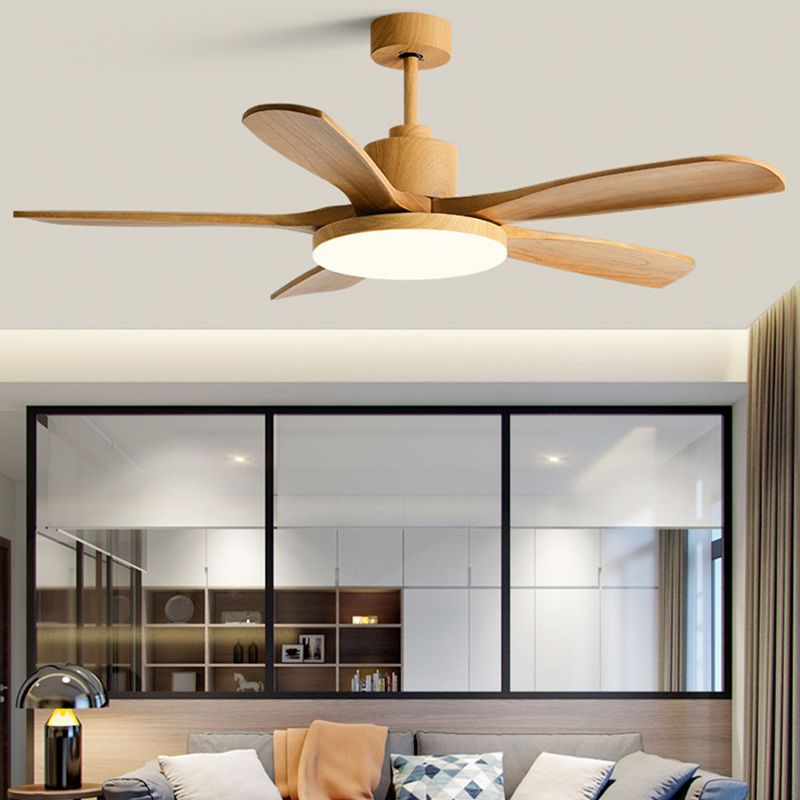 Metal Fan Shape Ceiling Fan Kid Style Single Light Ceiling Mount Fans Fixture