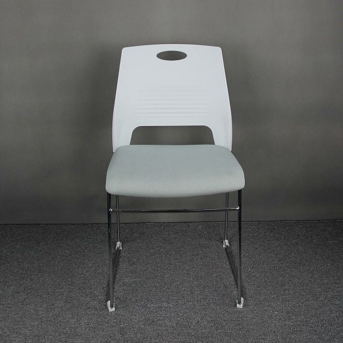 Modern Plastic and Steel Desk Chair with Low Back Home Office Chair