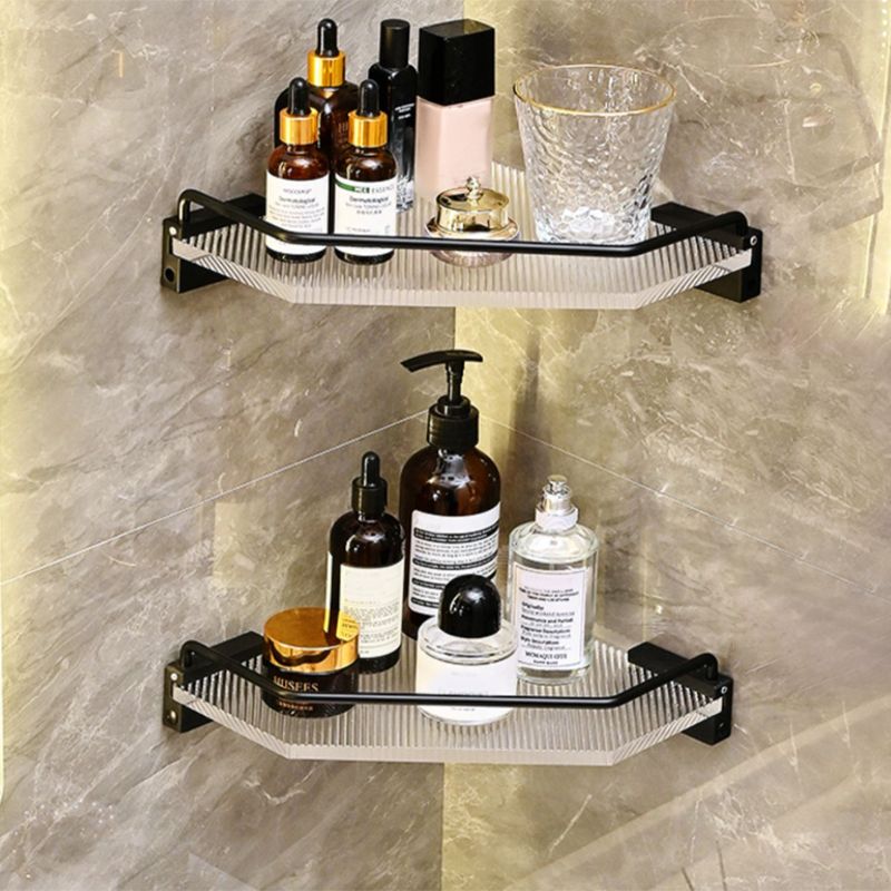 Modern Bathroom Accessory Kit Black Towel Bar Bath Shelf Bathroom Hardware Set