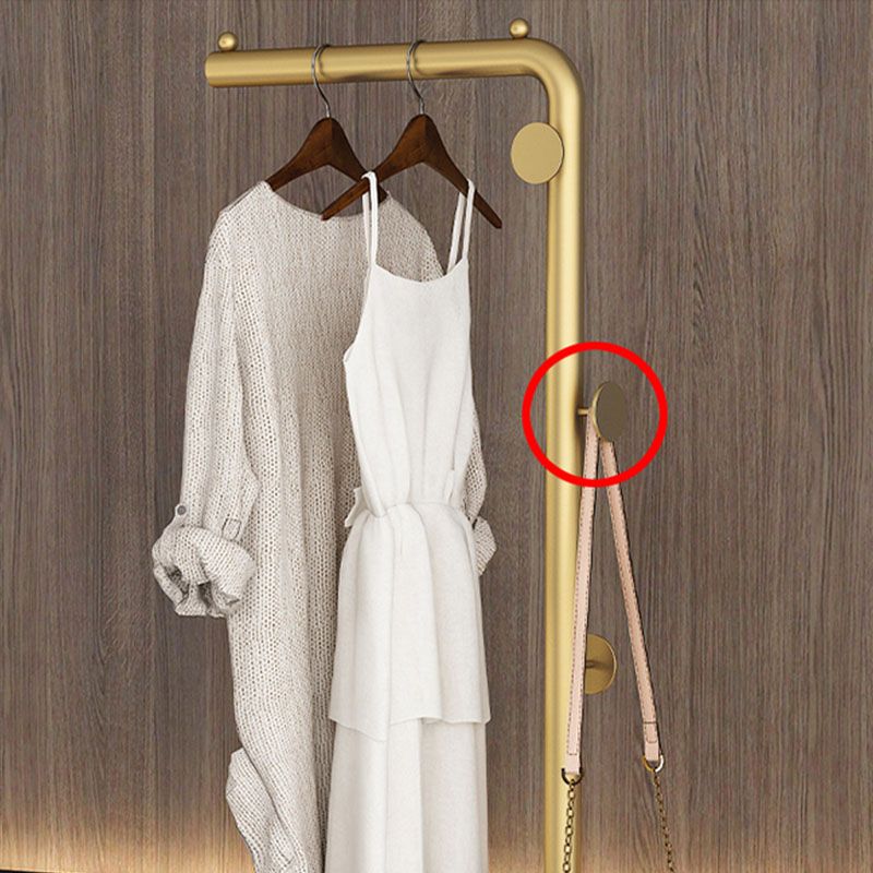 Gorgeous Coat Rack Coat Hooks Golden Metal Coat Rack for Bedroom