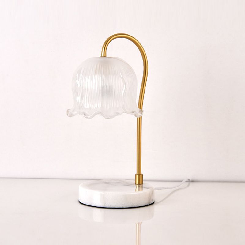 Flower Table Lamp Modern Aromatherapy Melting Wax Desk Lamp (Without Aromatherapy Candles)